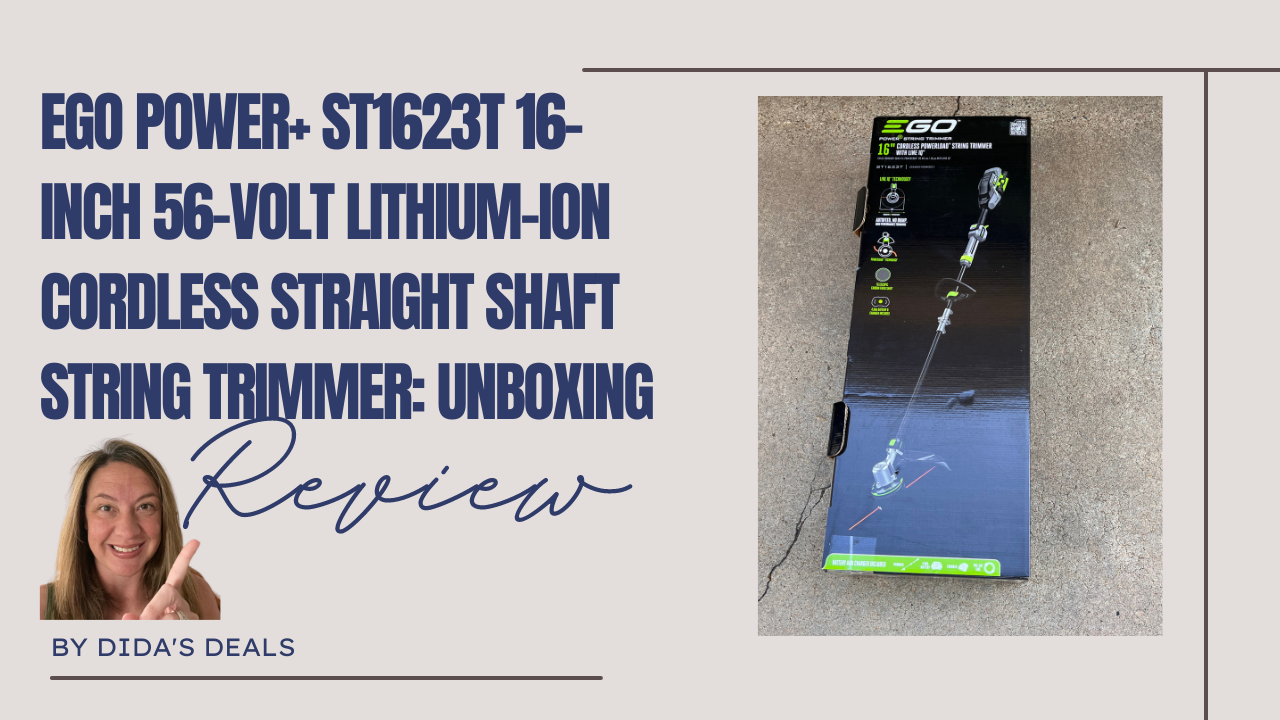 Watch EGO Power ST1623T 16-Inch Straight Trimmer Unboxing on